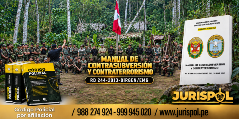 Manual de contrasubversión y contraterrorismo [RD 244-2013-DIRGEN/EMG]
