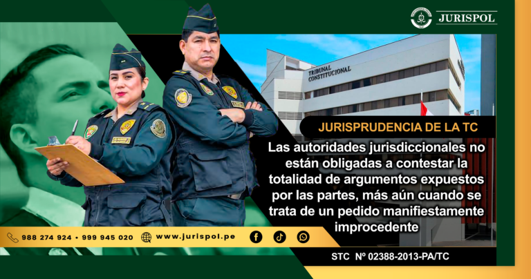 Las autoridades jurisdiccionales no están obligadas a contestar la totalidad de argumentos expuestos por las partes, más aún cuando se trata de un pedido manifiestamente improcedente