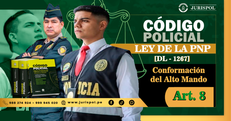 Artículo 8 de la Ley de la PNP.- Conformación del Alto Mando [DL 1267]