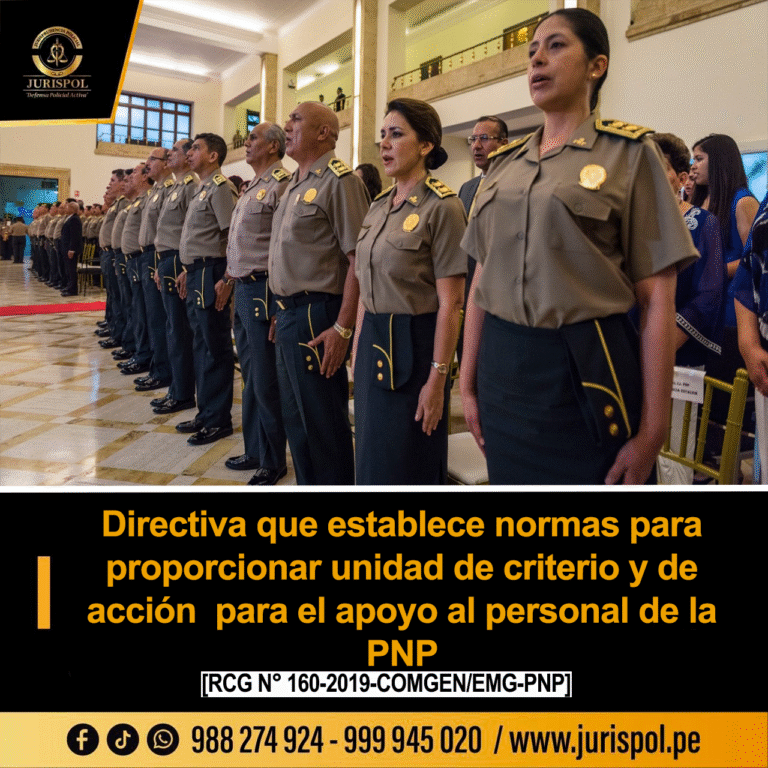 Personal de la PNP y su familia | Jurispol