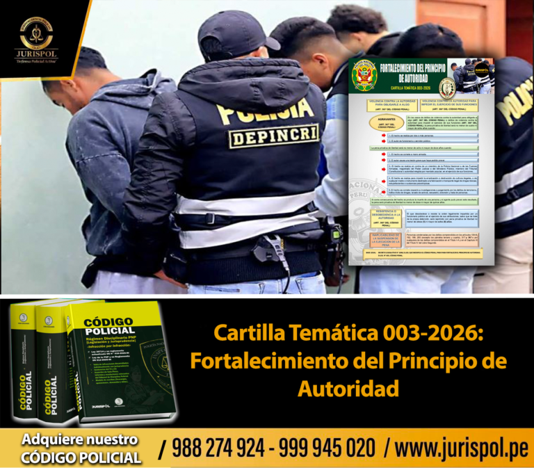 Cartilla Temática 003-2026: Fortalecimiento del Principio de Autoridad