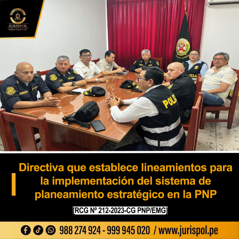 Directiva que establece lineamientos para la implementación del sistema de planeamiento estratégico en la PNP [Directiva 10-2023-COMGEN PNP/SECEJE-DIRPLINS-DIVPLINS]
