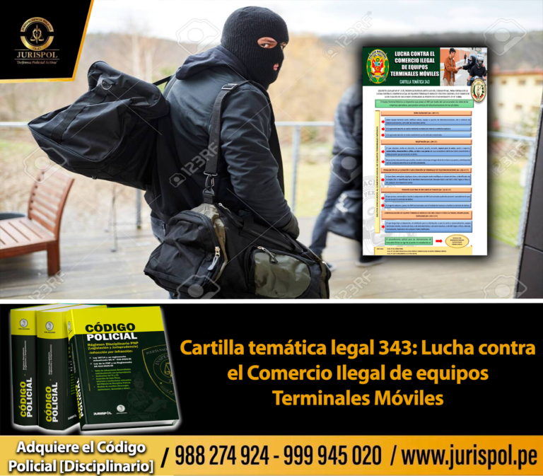 Cartilla temática legal 343: Lucha contra el Comercio Ilegal de equipos Terminales Móviles