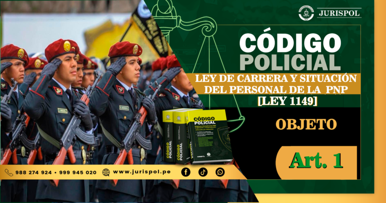 Artículo 1.- Objeto de la Ley de Carrera y Situación del Personal de la PNP.- [DL 1149]