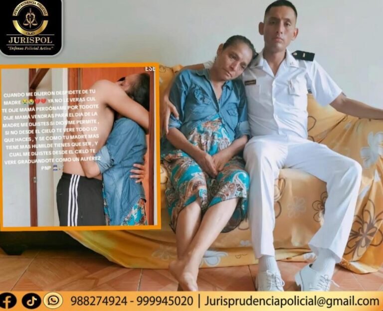 Madre logra que su hijo ingrese a la escuela PNP; al cadete le dijeron: «Despídete de tu madre ya no la verás»