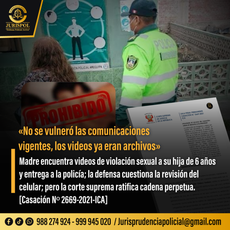 «Revisar el celular para acceder a videos en archivos, no vulnera las comunicaciones» Casación 2669-2021 ICA