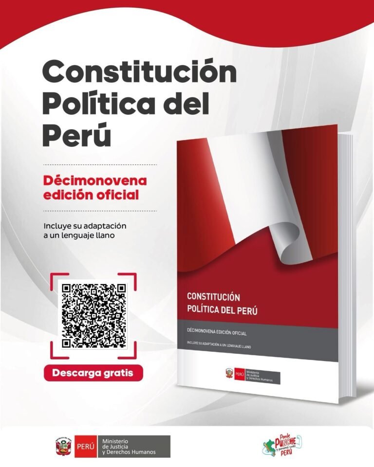 Constitución Política del Perú [Actualizado]