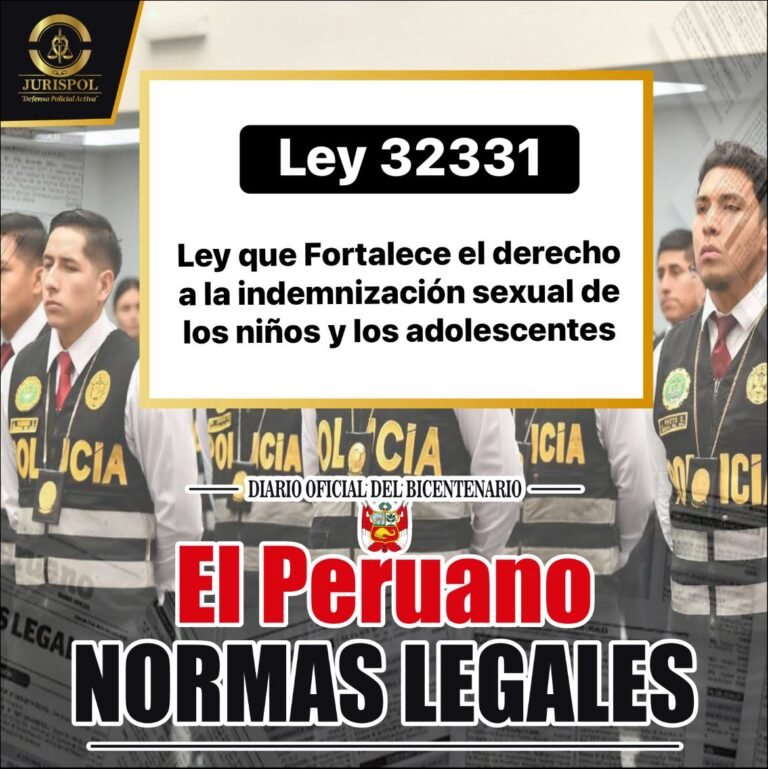 Ley 32331: Ley que fortalece el derecho a la indemnidad sexual de los niños y los adolescentes