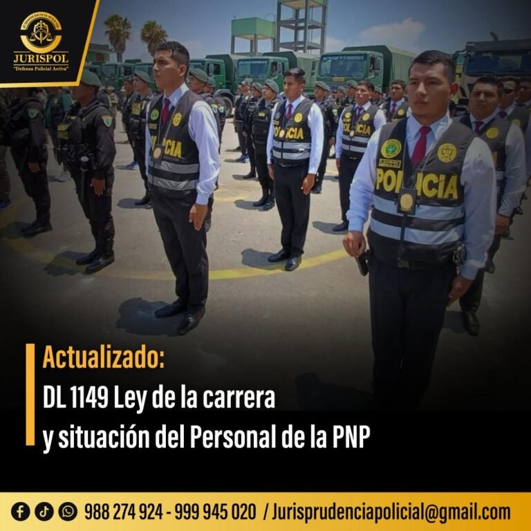 DL 1149. Ley de la Carrera y Situación del Personal de la PNP [Actualizado 2026]