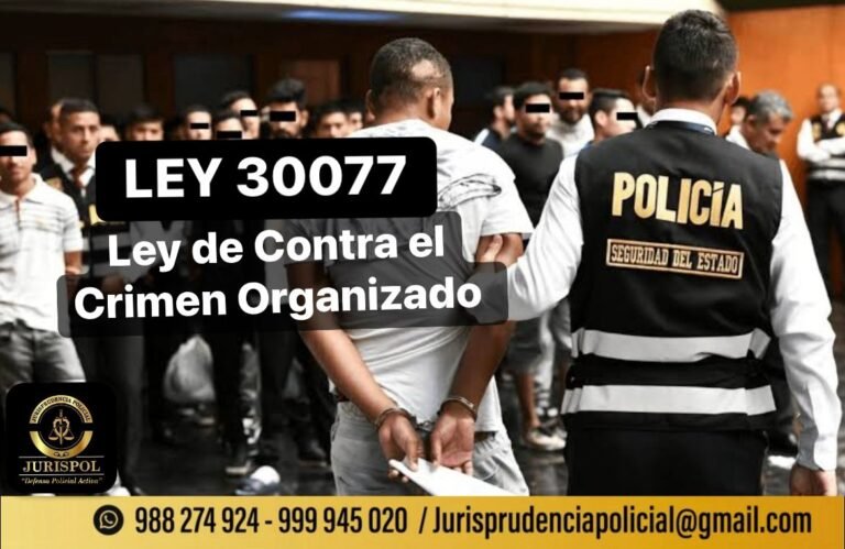 Ley Contra el Crimen Organizado [Ley 30077]