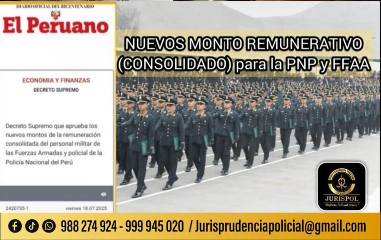 Aprueban nuevos montos de la remuneración del personal de las FF. AA. y PNP [DS 148-2025-EF]