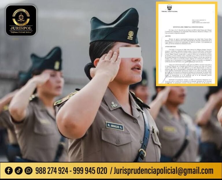 Es Inconstitucional la expulsión a Cadetes y/o Alumnas de las escuelas de formación de la PNP por su estado de embarazo [Exp. 05527-2008-HC]