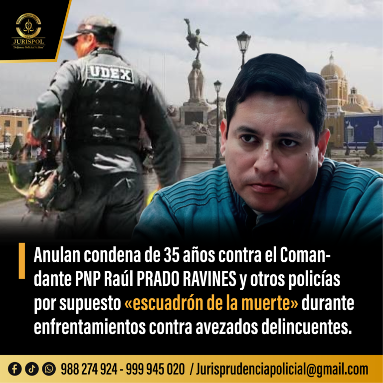 Anulan condena del Comandante RAVINES y por inexistente escuadrón de la muerte.