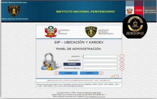 Manual de usuario sistema de ubicación de internos