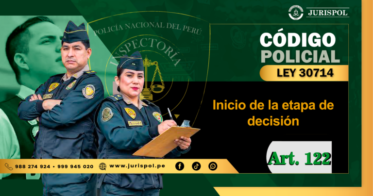 Artículo 122 del Reglamento de la Ley 30714.- Inicio de la etapa de decisión