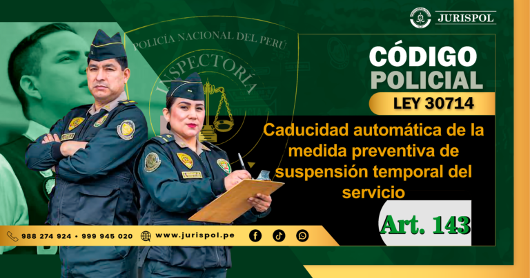 Artículo 143 del Reglamento de la Ley 30714.- Caducidad automática de la medida preventiva de suspensión temporal del servicio