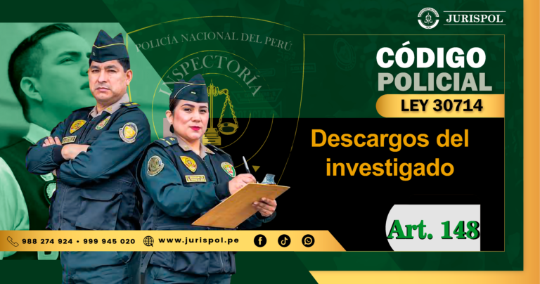 Artículo 148 del Reglamento de la Ley 30714.- Descargos del investigado