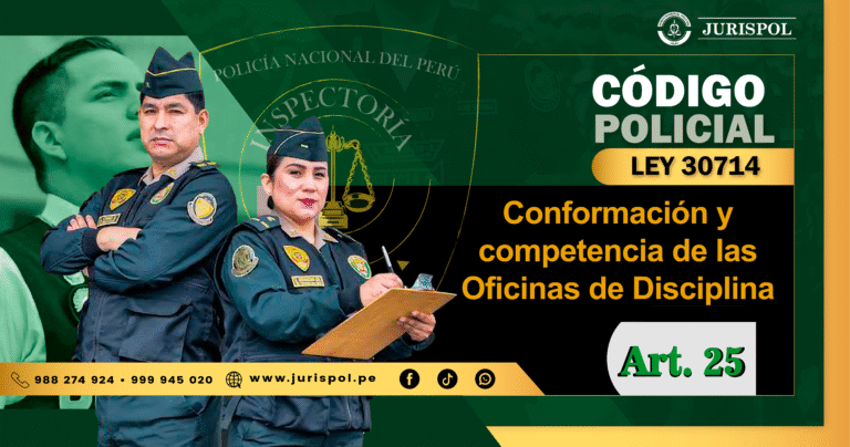 Artículo 25 del Reglamento de la Ley 30714.- Conformación y competencia de las Oficinas de Disciplina