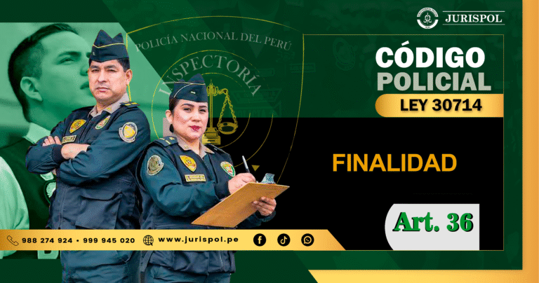 Artículo 36 de la Ley 30714. Finalidad