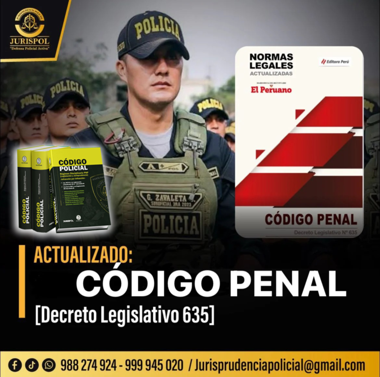 Actualizado 2026: Código Penal Peruano [Decreto Legislativo 635]