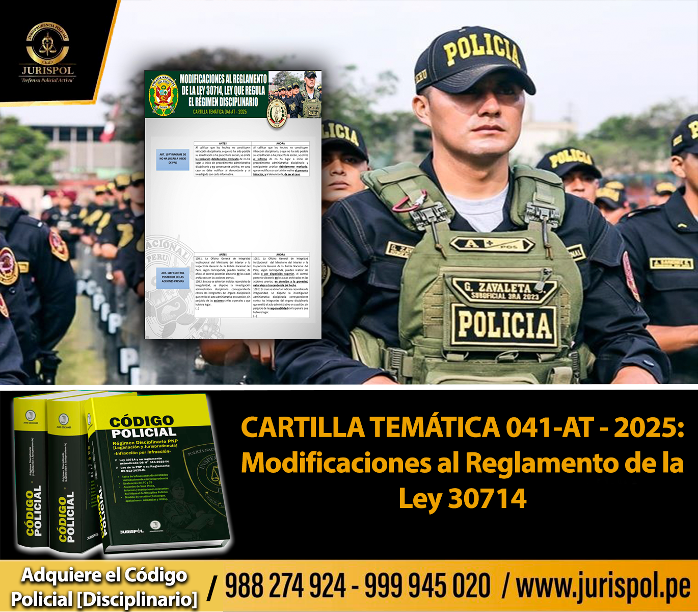 CARTILLA TEMÁTICA 041-AT - 2025- Modificaciones al Reglamento de la Ley 30714