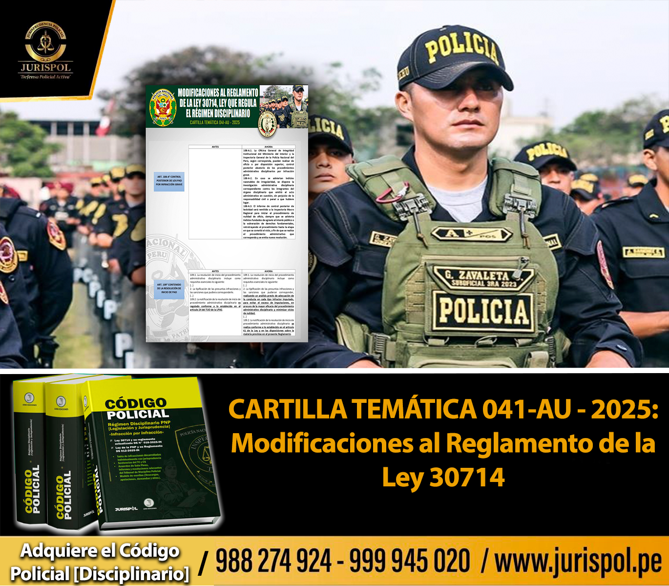 CARTILLA TEMÁTICA 041-AU - 2025-Modificaciones al Reglamento de la Ley 30714