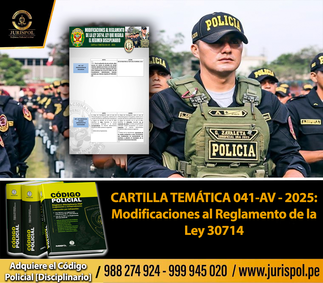 CARTILLA TEMÁTICA 041-AV - 2025- Modificaciones al Reglamento de la Ley 30714