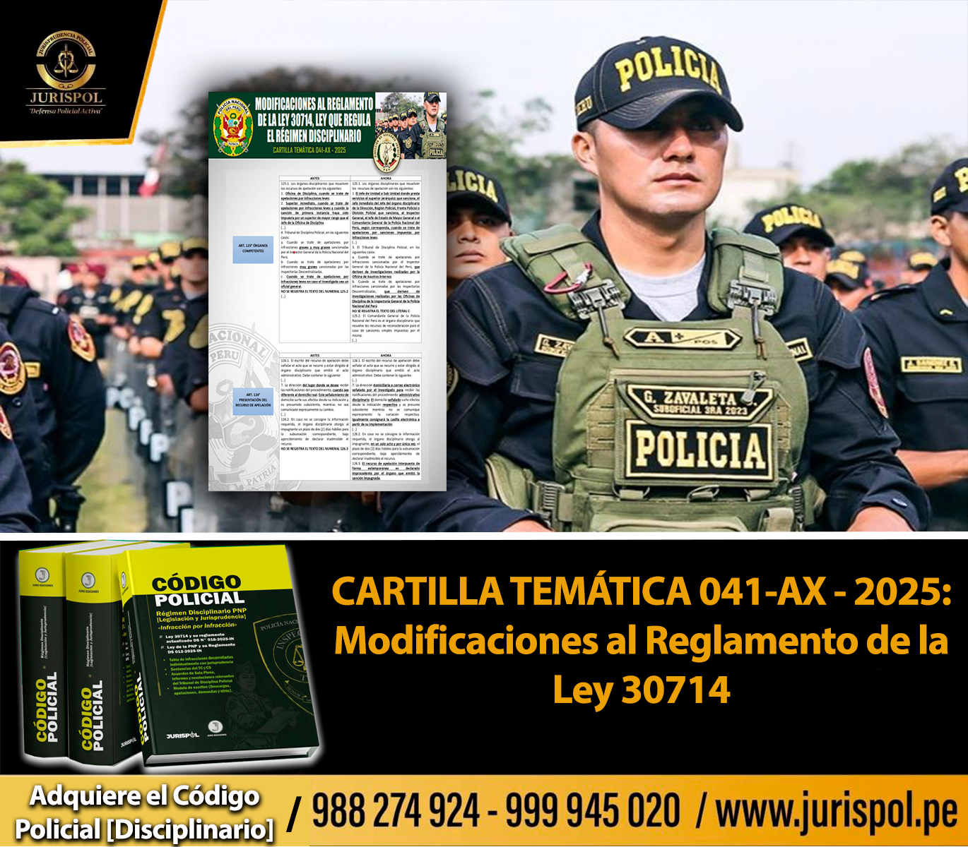 CARTILLA TEMÁTICA 041-AX - 2025- Modificaciones al Reglamento de la Ley 30714