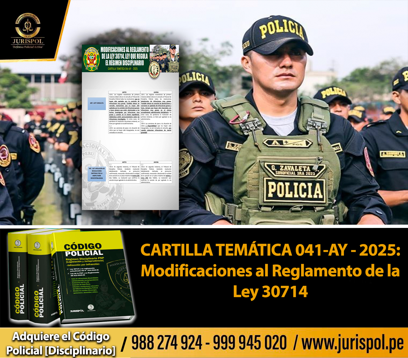 CARTILLA TEMÁTICA 041-AY - 2025- Modificaciones al Reglamento de la Ley 30714