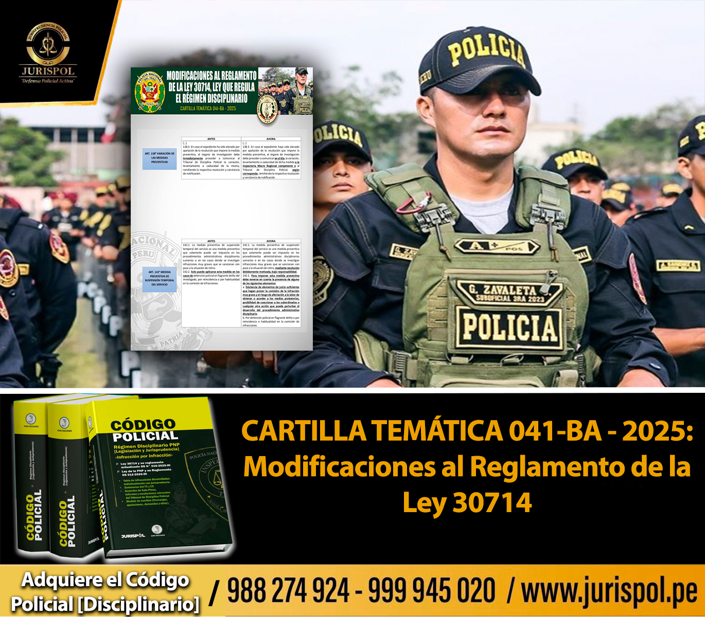CARTILLA TEMÁTICA 041-BA - 2025- Modificaciones al Reglamento de la Ley 30714