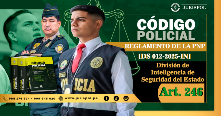 Artículo 246. División de Inteligencia de Seguridad del Estado.- Reglamento de la Ley de la PNP [DS 012-2025-IN]