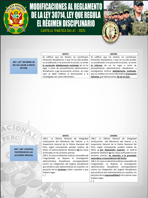 CARTILLA TEMÁTICA 041-AT - 2025: Modificaciones al Reglamento de la Ley 30714