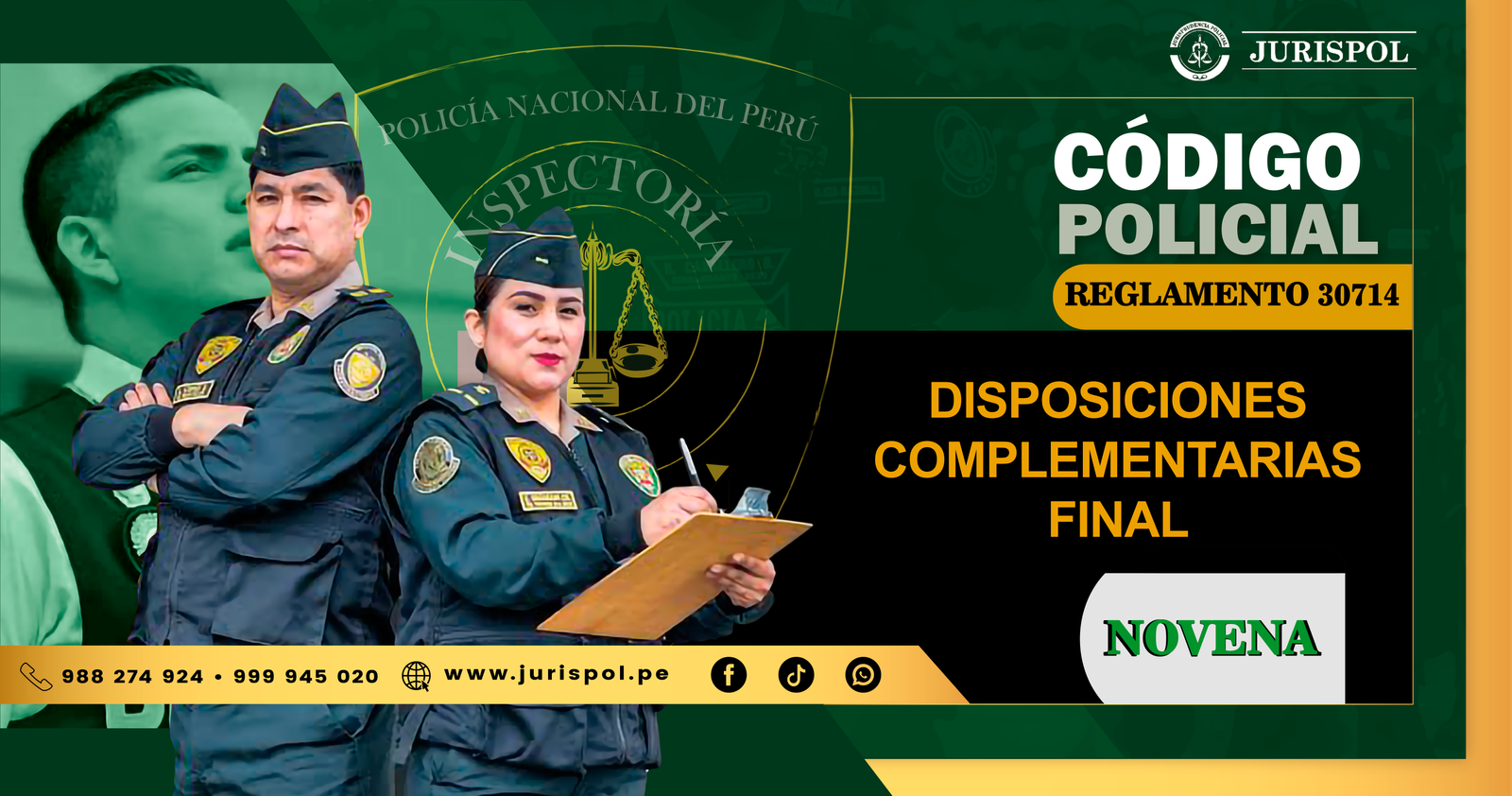 Disposición Complementaria Final – Novena. Refoliación de expedientes con autorización del Presidente de Sala del Tribunal de Disciplina Policial
