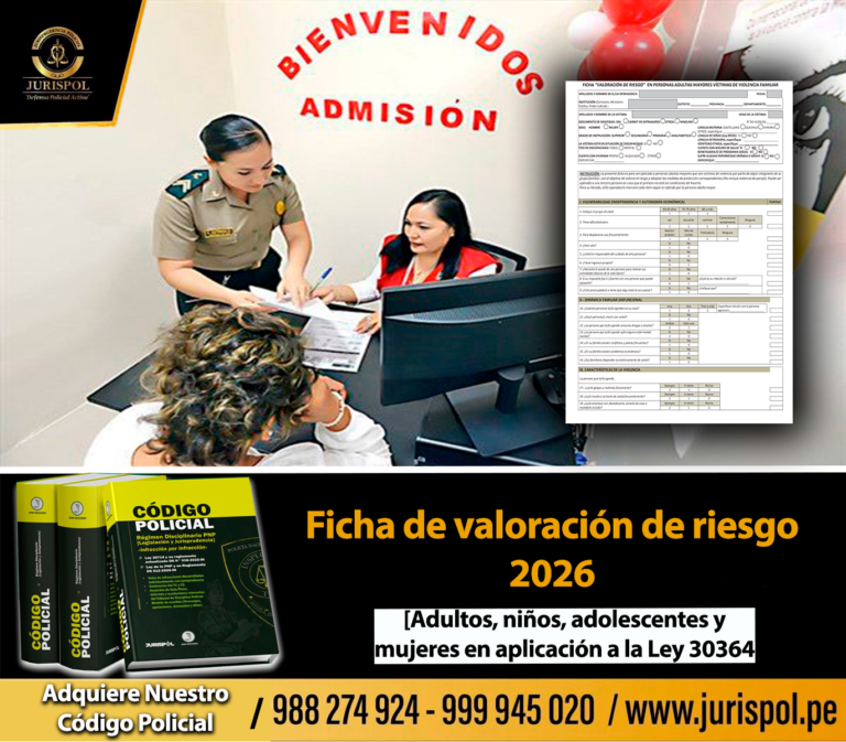 Ficha de valoración de riesgo 2026; para la protección de mujeres, niños, niñas, adolescentes y personas adultas mayores víctimas de violencia familiar en el contexto de la Ley 30364