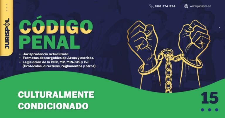Artículo 15 del Código Penal Peruano .- Artículo 15.- Error de comprensión culturalmente condicionado