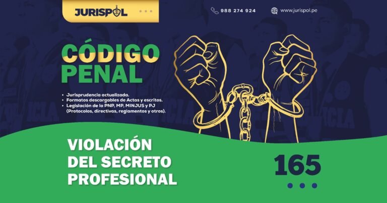 Artículo 165 del Código Penal Peruano .- Violación del secreto profesional
