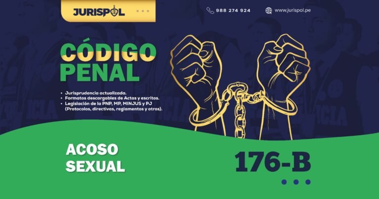 Artículo 176-B del Código Penal Peruano .- Acoso sexual