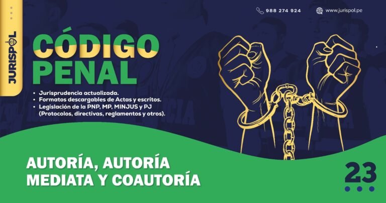 Artículo 23 del Código Penal Peruano .- Autoría, autoría mediata y coautoría