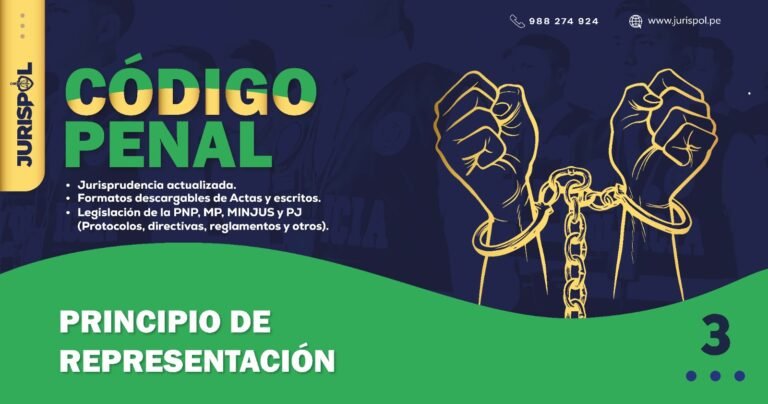 Artículo 3 del Código Penal Peruano .- Principio de Representación