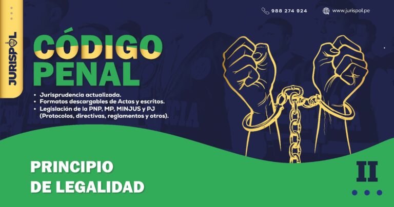 Artículo II del Código Penal Peruano .- Principio de Legalidad