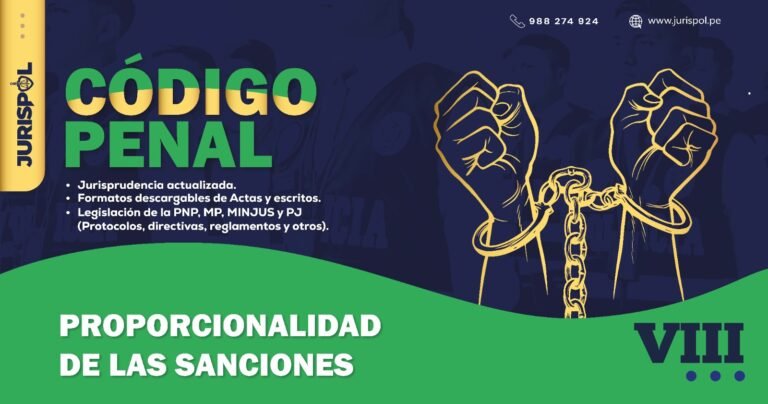 Artículo VIII del Código Penal Peruano .- Proporcionalidad de las sanciones